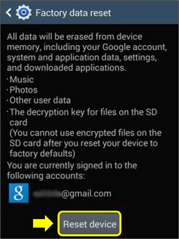 how to factory reset your phone