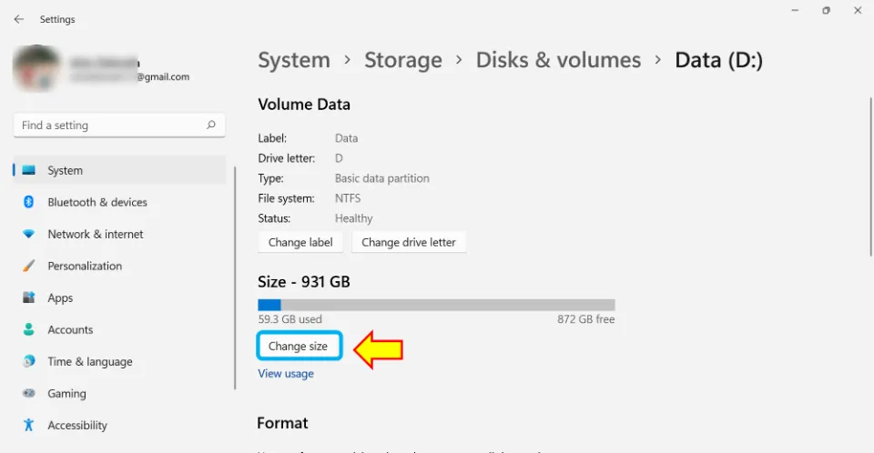 how to partition an existing hard drive