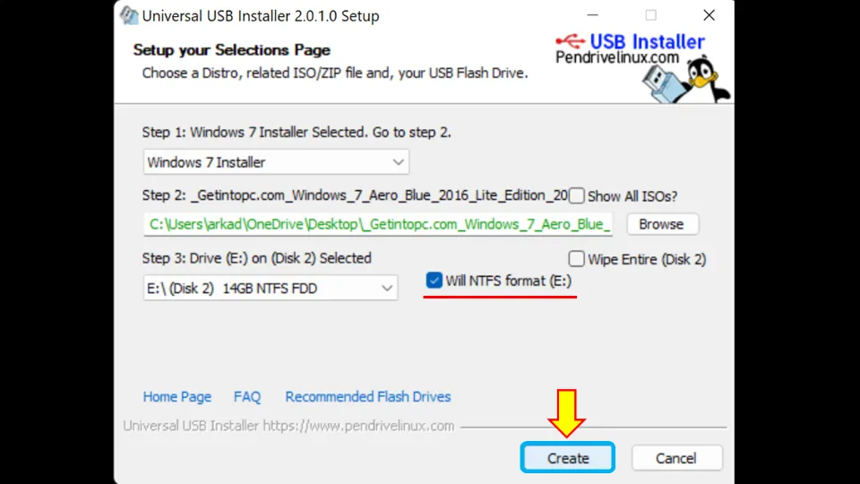 how to create a bootable flash drive