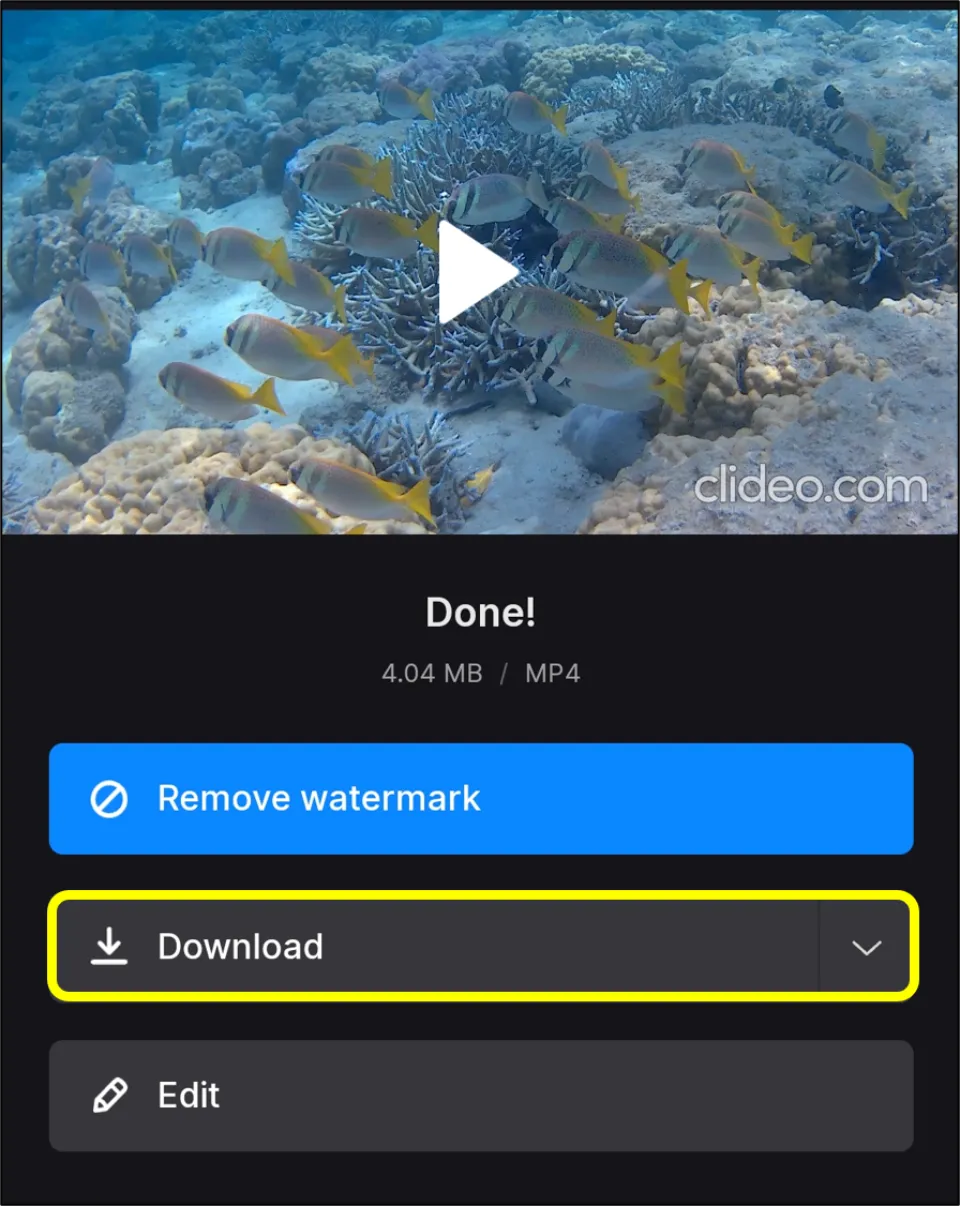 crop a video on android
