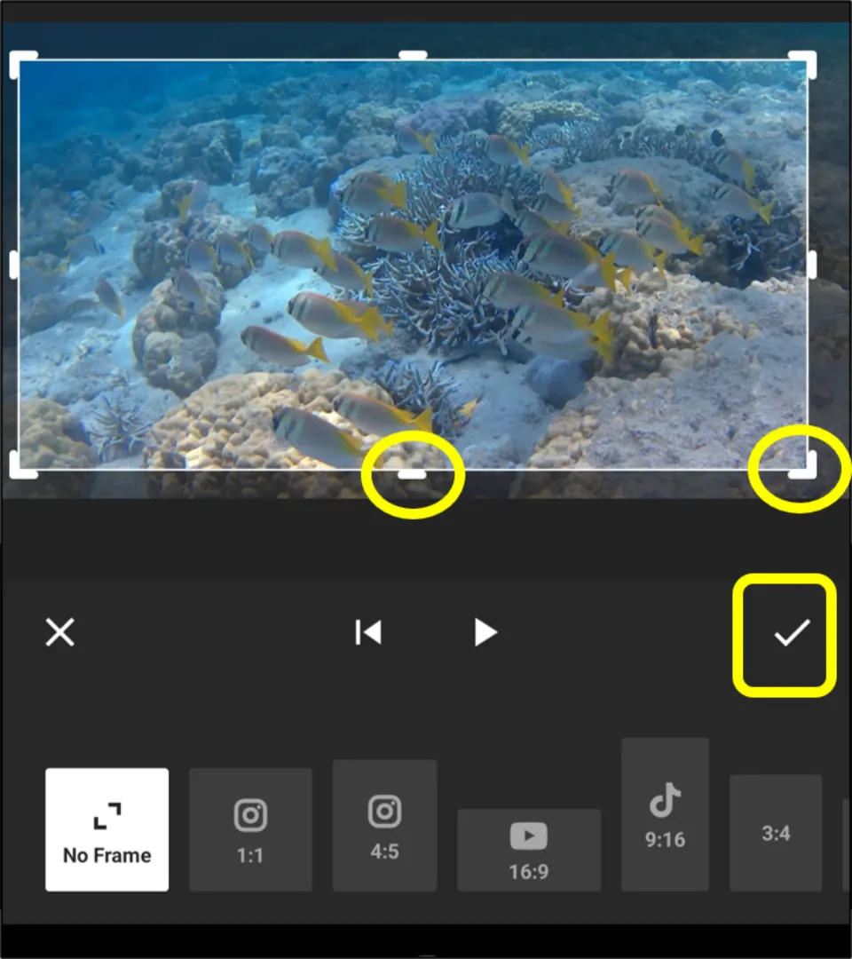how to crop a video on android