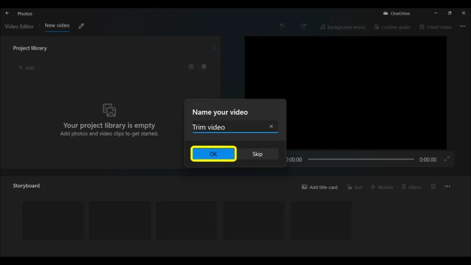how to cut a video in windows 11