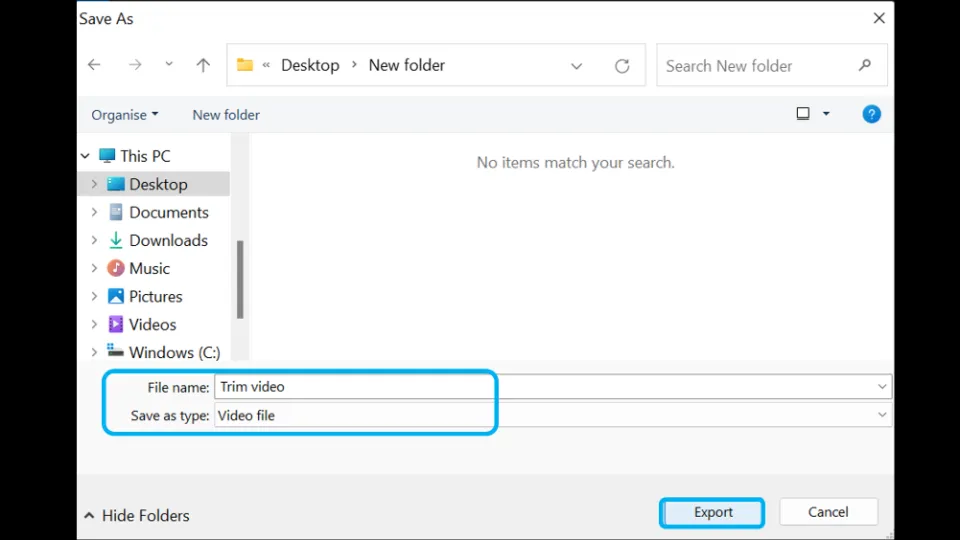 how to trim videos in windows 11