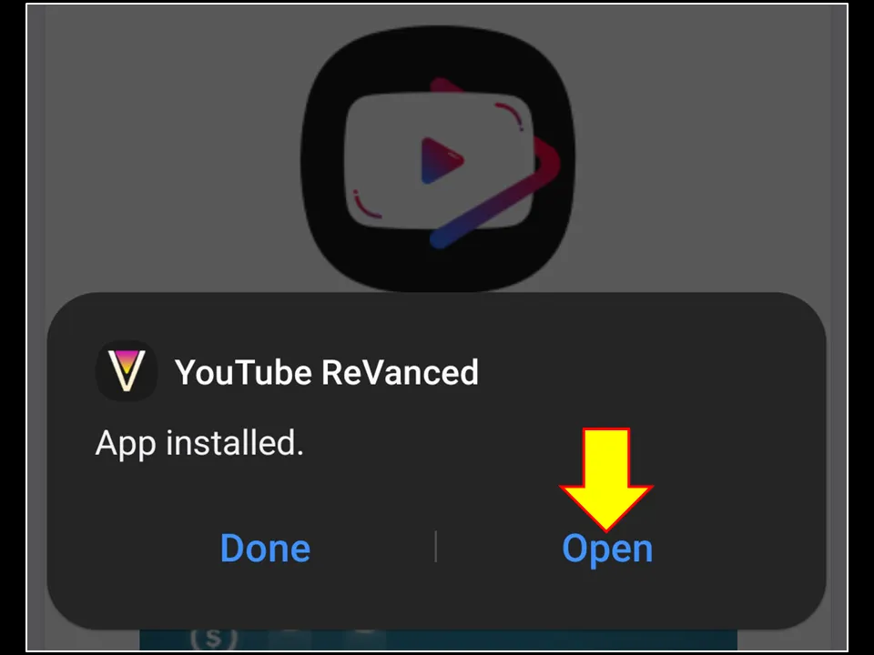 Install YouTube ReVanced android mobile