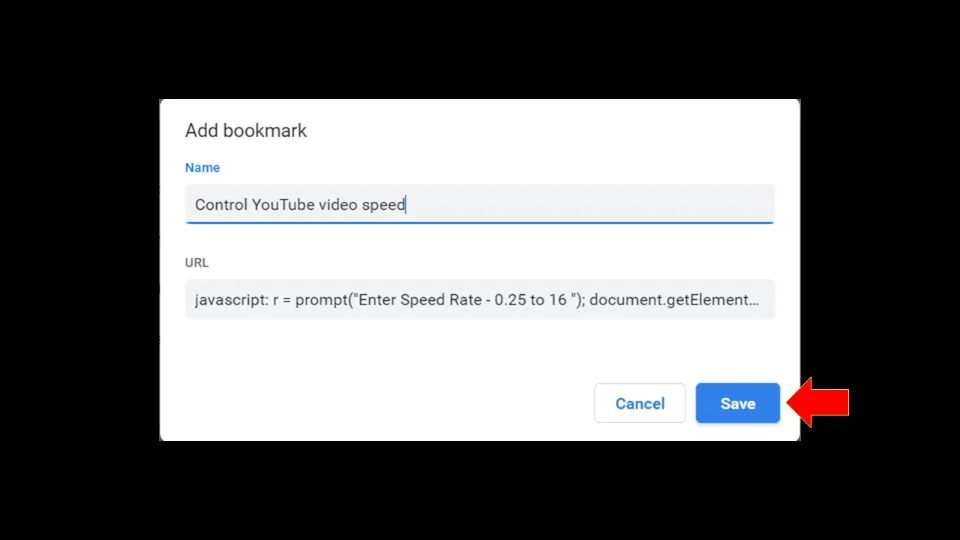 Increase YouTube playback speed
